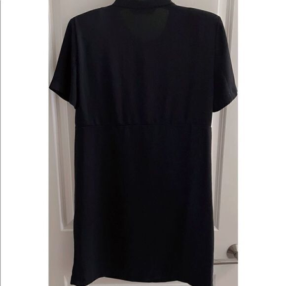 Zara MEDIUM Black Short Sleeve Dress - Picture 2 of 3
